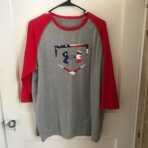 Under armour baseball quarter sleeve